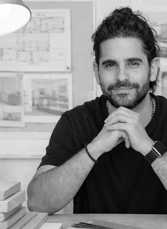 WB Studio team workspace and design materials.